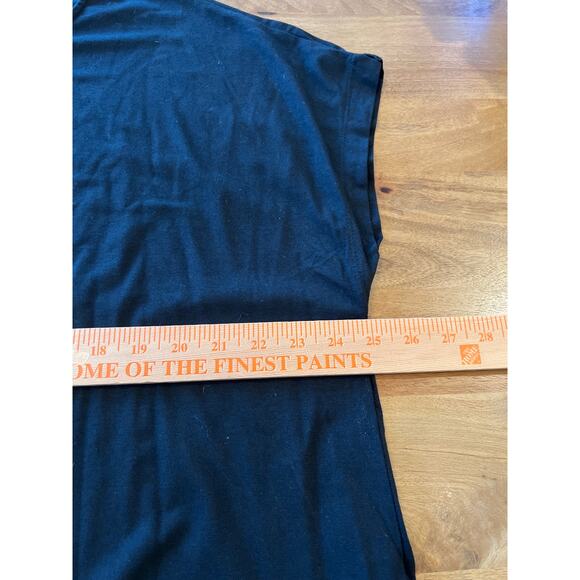 J Jill Luxe Supima Relaxed Tee in Black Women's 2X - Picture 6 of 7